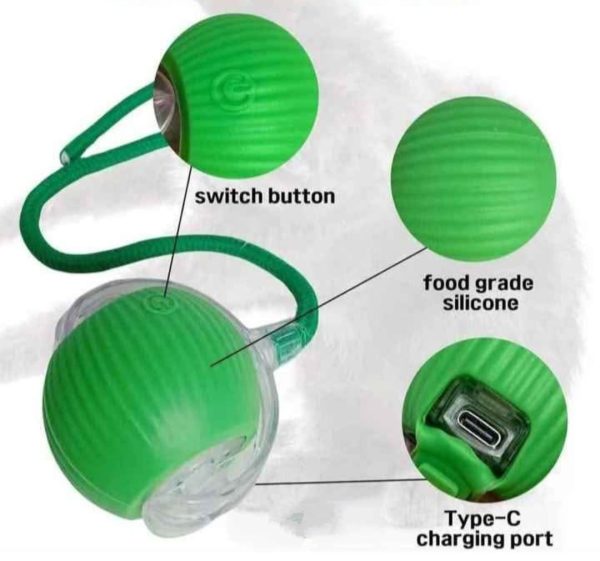 pelotitas gatito 2 Pelota interactiva para mascotas